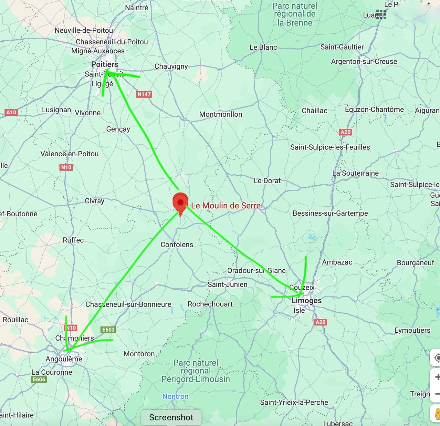  te koop vrijstaand huis Abzac Charente 30