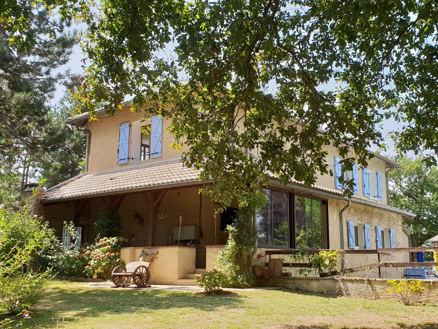  te koop vrijstaand huis Lannux Gers 1
